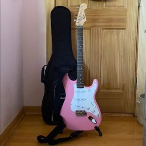 Electric Guitar Pink